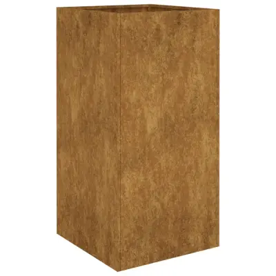 vidaXL Cvetlično korito 40x40x80 cm corten jeklo