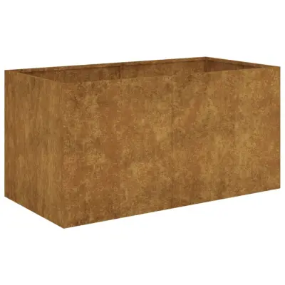 vidaXL Cvetlično korito 80x40x40 cm corten jeklo