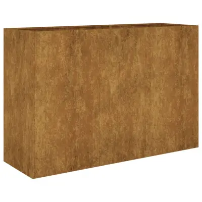 vidaXL Vrtna visoka greda 120x40x80 cm corten jeklo