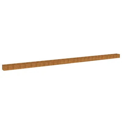 vidaXL Vrtna visoka greda 1152x50x36 cm corten jeklo