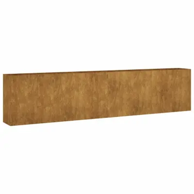 vidaXL Vrtna visoka greda 360x40x80 cm corten jeklo