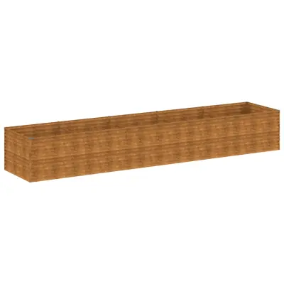 vidaXL Vrtna visoka greda 479x100x69 cm corten jeklo