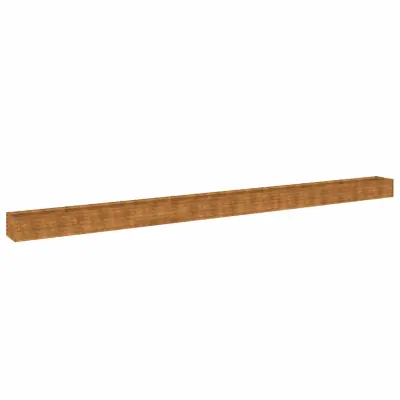 vidaXL Vrtna visoka greda 770x50x36 cm corten jeklo