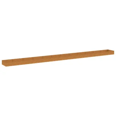 vidaXL Vrtna visoka greda 1150x100x36 cm corten jeklo