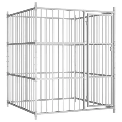 vidaXL Zunanji pasji boks 150x150x185 cm