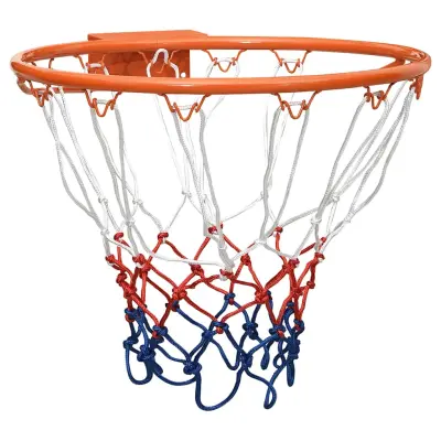 vidaXL Košarkarski obroč oranžen 39 cm jeklo