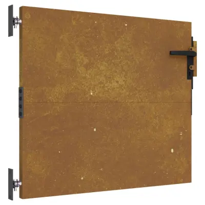 vidaXL Vrtna vrata 85x100 cm corten jeklo