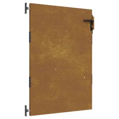 vidaXL Vrtna vrata 85x125 cm Corten jeklo