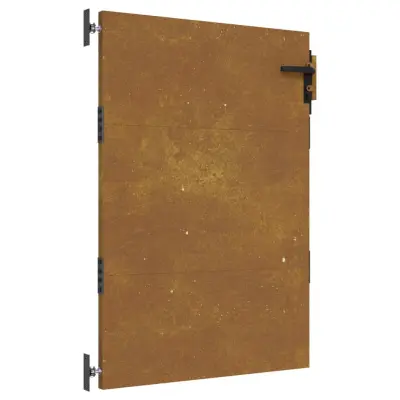 vidaXL Vrtna vrata 85x150 cm Corten jeklo
