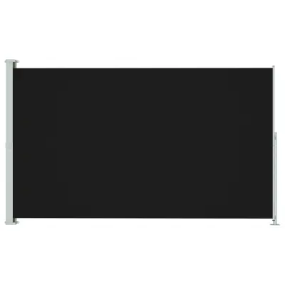 vidaXL Zložljiva stranska tenda za teraso 220x300 cm črna