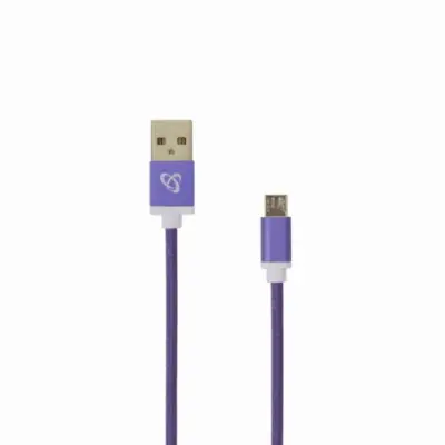 1.5m microUSB kabel SBOX vijolični USB-10315U