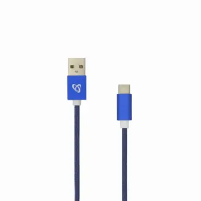 1.5m USB-C kabel SBOX modri USB-TYPEC-15BL
