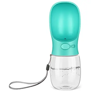 Prenosna plastenka 2 v1 za pse, z ogljenim filtrom, 350ml