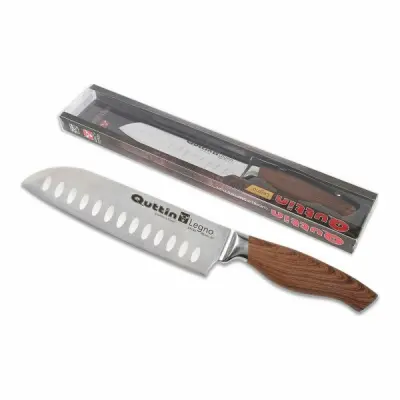 Kuhinjski nož quttin legno santoku nerjaveče jeklo (17 cm)