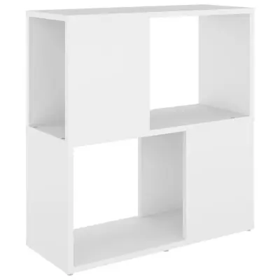 vidaXL Knjižna omara bela 60x24x63 cm iverna plošča