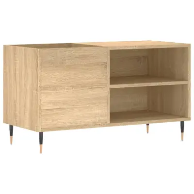 vidaXL Omarica za gramofonske plošče hrast sonoma 85x38x48 cm les