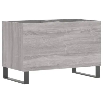 vidaXL Omarica za gramofonske plošče siva sonoma 74,5x38x48cm inž. les