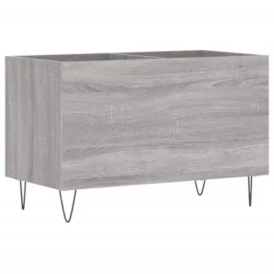 vidaXL Omarica za gramofonske plošče siva sonoma 74,5x38x48cm inž. les