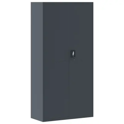 vidaXL Arhivska omara antracitna 90x40x180 cm jeklo