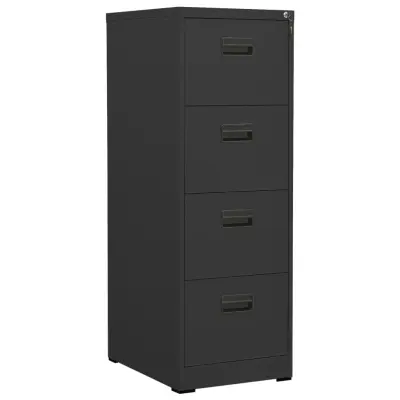 vidaXL Arhivska omarica antracitna 46x62x133 cm jeklo
