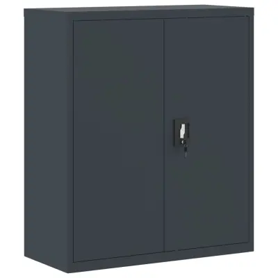 vidaXL Arhivska omara antracitna 90x40x105 cm jeklo