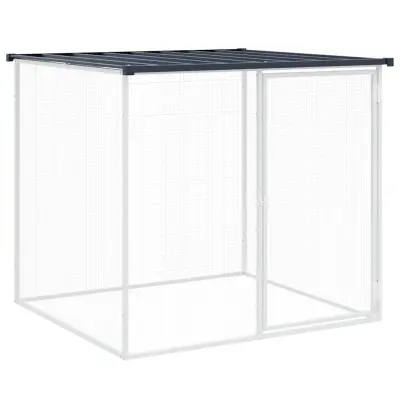 vidaXL Kokošnjak s streho antracit 103x98x90 cm pocinkano jeklo