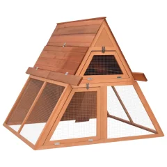 vidaXL Zajčnik 152x127x109,5 cm trden les jelke