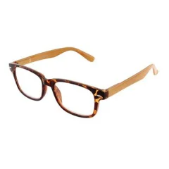 Woodland želvji vzorec dizajnerska očala za branje, benson optics