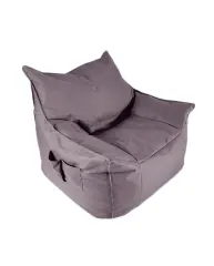 ATELIER DEL SOFA Cinema - Dark Grey vrtna sedežna vreča