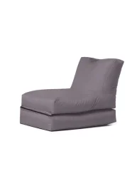 ATELIER DEL SOFA Siesta Sofa Bed Pouf - Fume sedežna vreča