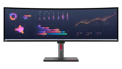 LENOVO ThinkVision P49w-30 49" IPS/5120x1440/32:9/60Hz 350cd/m2 4ms 2x HDMI DP 4xUSB 3.2 G1 USB-C 3.2 G1 USB-B 3.2 G1 RJ45 2x5W monitor