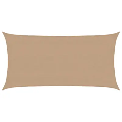 vidaXL Senčno jadro 160 g/m² taupe 4x7 m HDPE