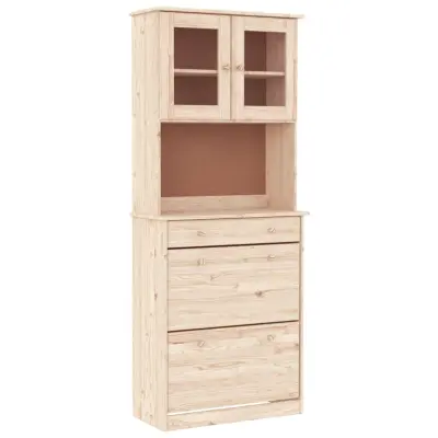 vidaXL Komoda ALTA 77x35x188 cm trdna borovina