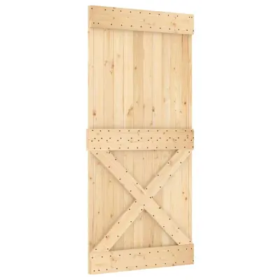 vidaXL Vrata NARVIK 95x210 cm trdna borovina