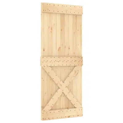 vidaXL Vrata NARVIK 85x210 cm trdna borovina