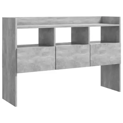 vidaXL Komoda betonsko siva 105x30x70 cm iverna plošča