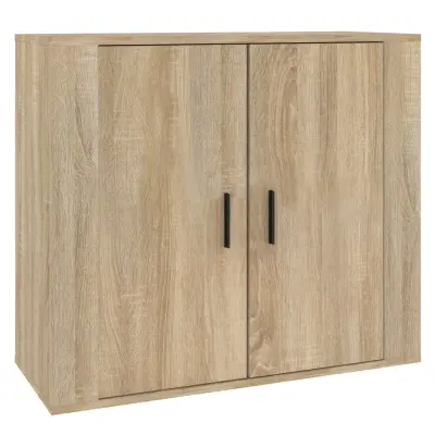 vidaXL Komoda sonoma hrast 80x33x70 cm inženirski les