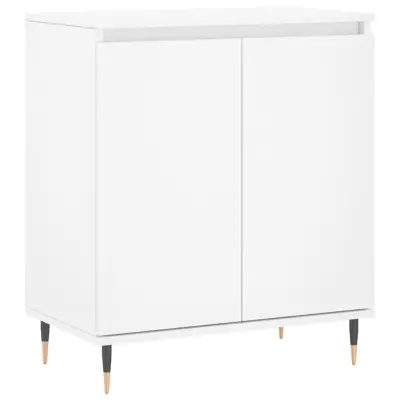vidaXL Komoda bela 60x35x70 cm inženirski les