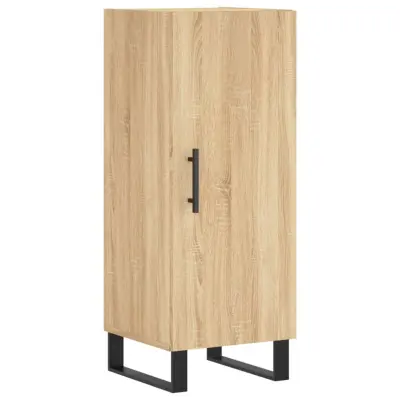 vidaXL Komoda sonoma hrast 34,5x34x90 cm inženirski les