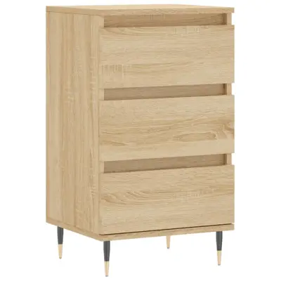 vidaXL Komoda sonoma hrast 40x35x70 cm inženirski les
