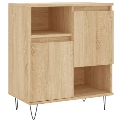 vidaXL Komoda sonoma hrast 60x35x70 cm inženirski les
