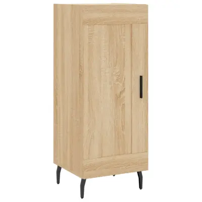 vidaXL Komoda sonoma hrast 34,5x34x90 cm inženirski les