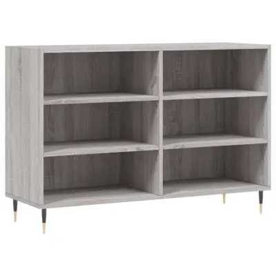 vidaXL Komoda siva sonoma 103,5x35x70 cm inženirski les