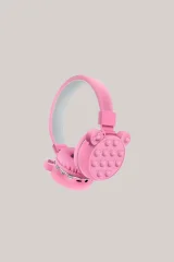 Otroške brezžične slušalke s spominsko kartico 4 GB (roza)