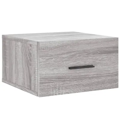 vidaXL Stenska nočna omarica siva sonoma 35x35x20 cm