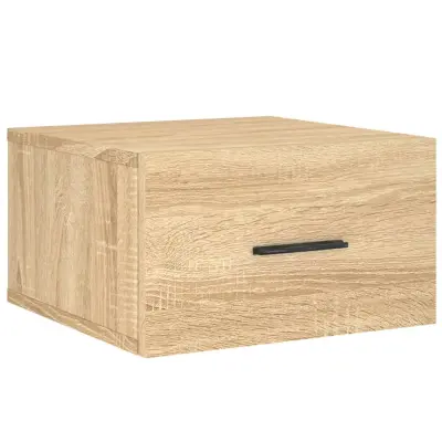 vidaXL Stenska nočna omarica sonoma hrast 35x35x20 cm
