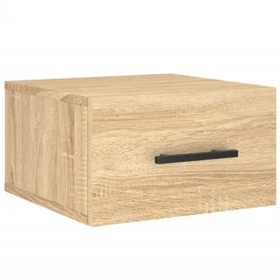 vidaXL Stenska nočna omarica sonoma hrast 35x35x20 cm