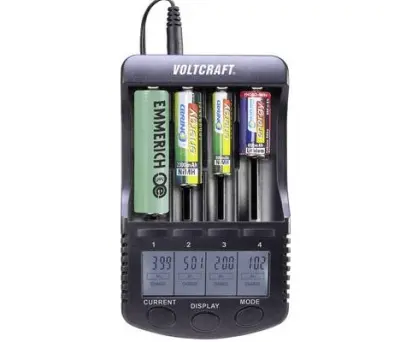 VOLTCRAFT CC-2 Polnilec za okrogle baterije