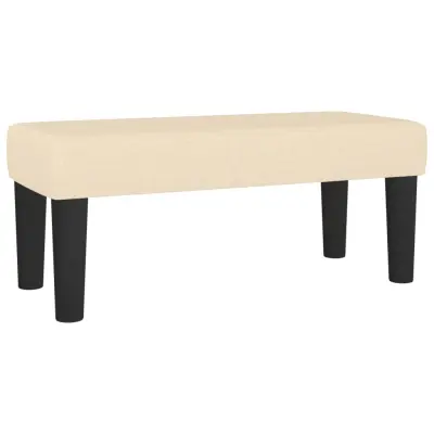 vidaXL Klop krem 70x30x30 cm blago