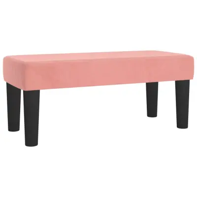 vidaXL Klop roza 70x30x30 cm žamet